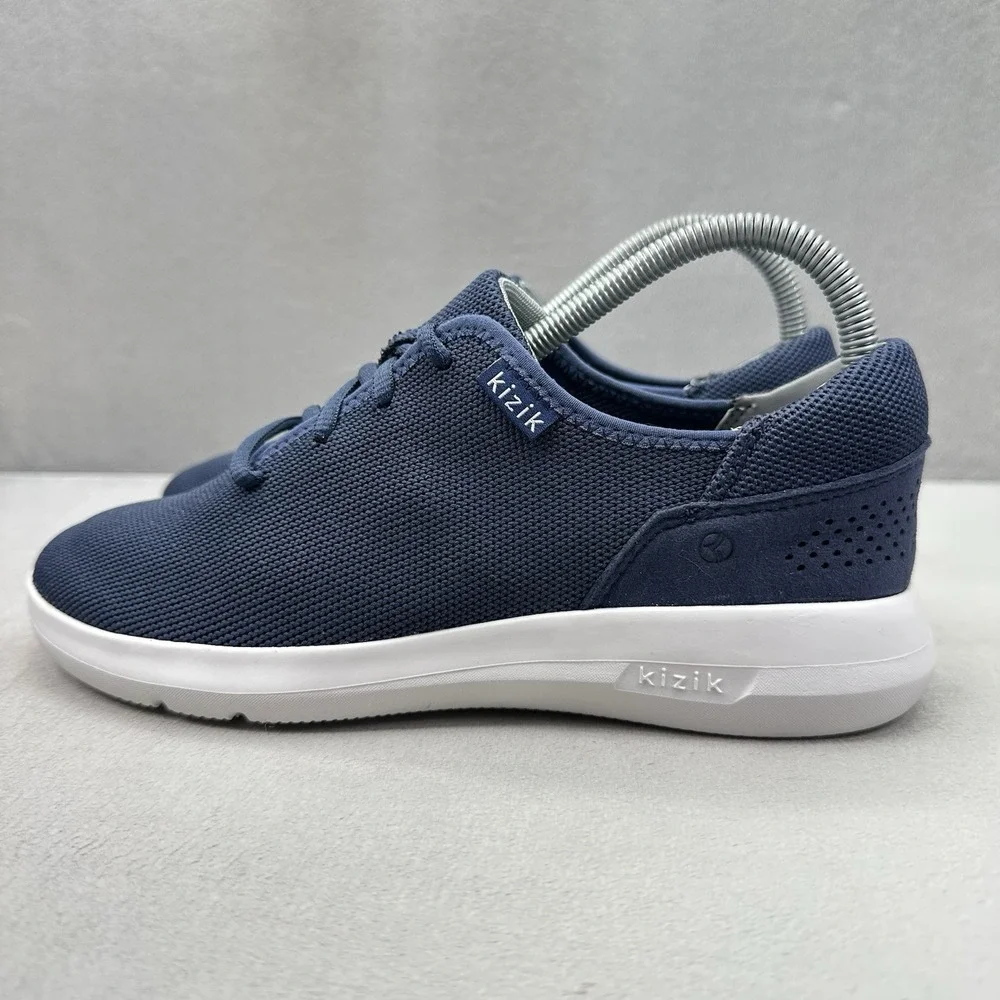Kizik Madrid Womens Size 7.5 (D) Shoes Blue Hands Free Slip On Comfort Sneakers